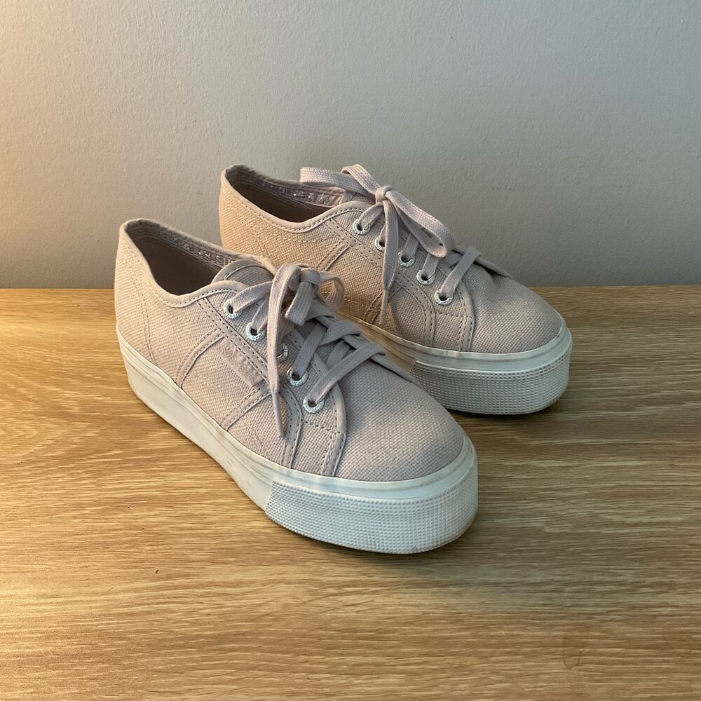 Superga Platform lilac Sneakers‎